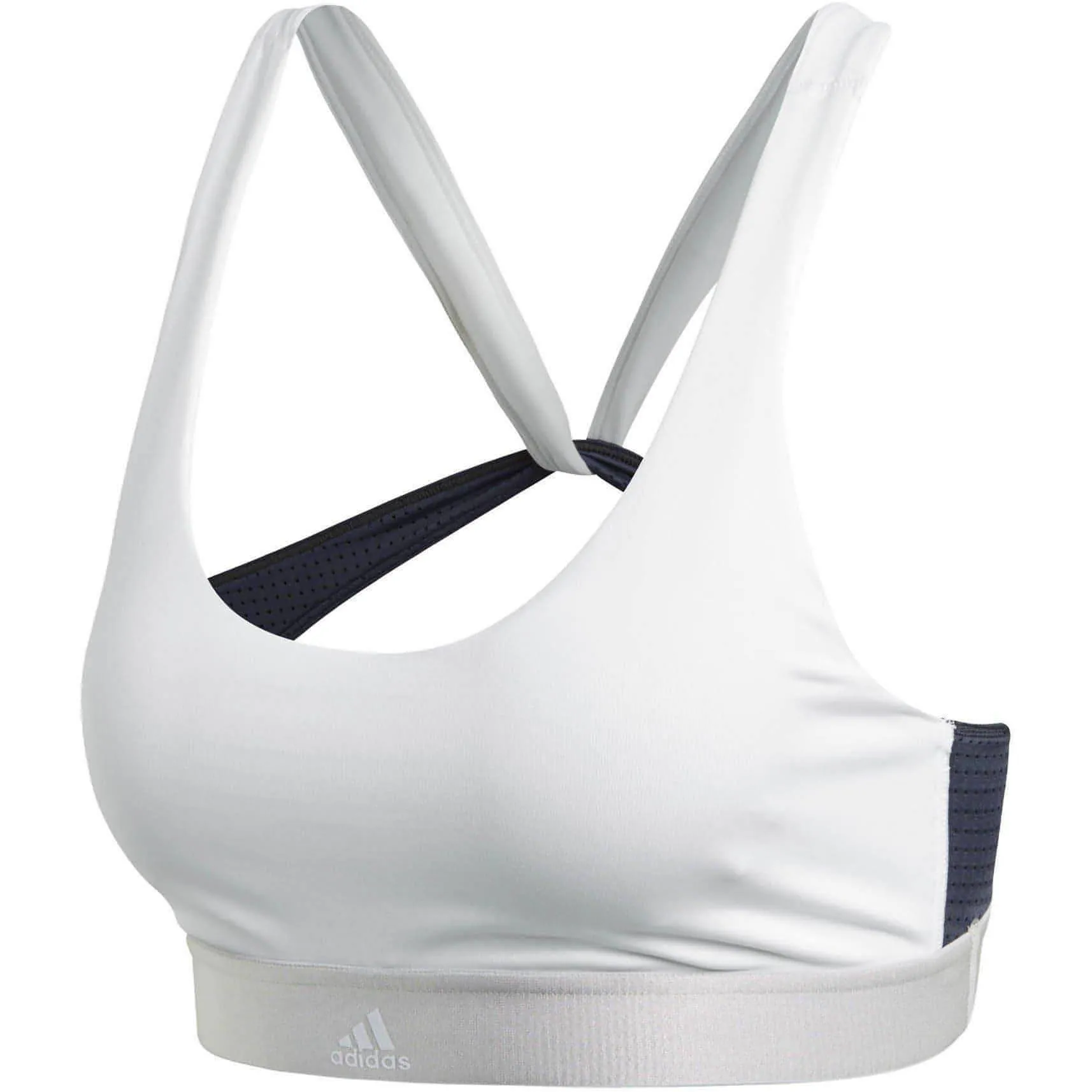 adidas All Me VFA Womens Sports Bra - White