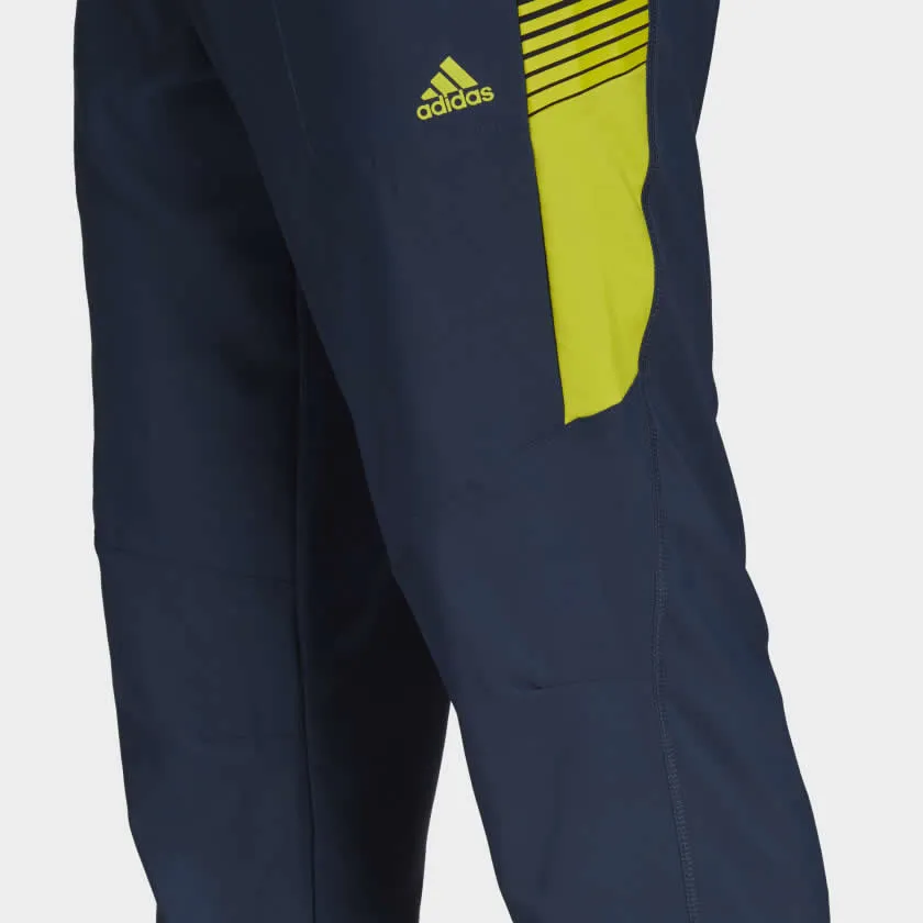 Adidas Men's Designed 2 Move Aeroready Pants Crew Navy/Acid Yellow