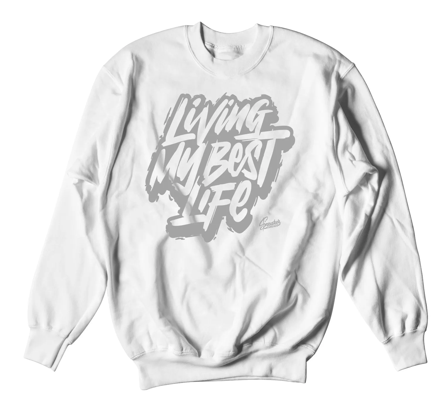 Air Max 90 Metallic Chrome Sweater - Living Life - White