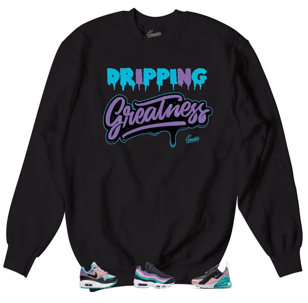 Air Max Have Nice Day Sweater - Drippin Greatness - Black