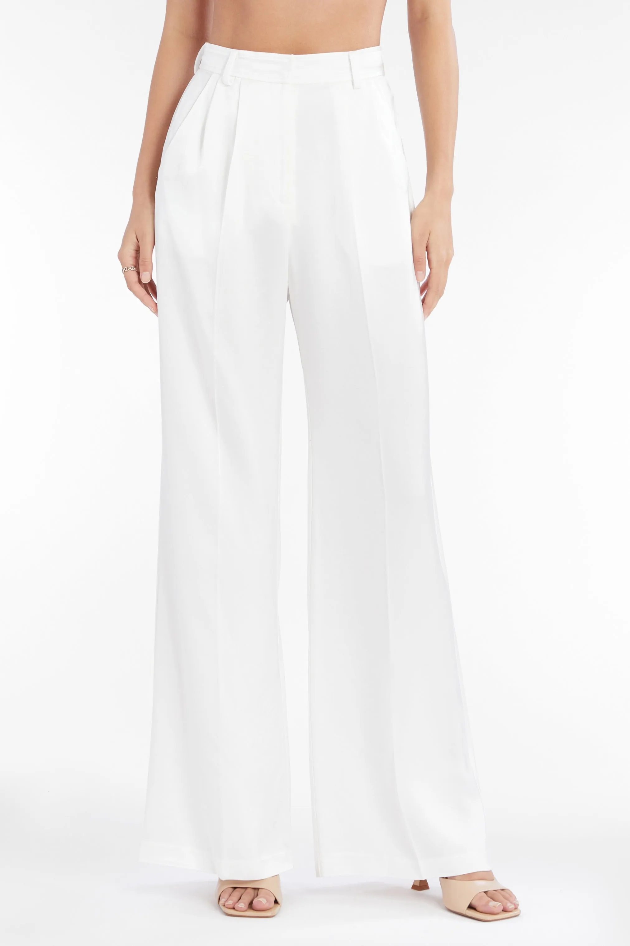 Amanda Uprichard - Jane Pants in Amalfi - Ivory