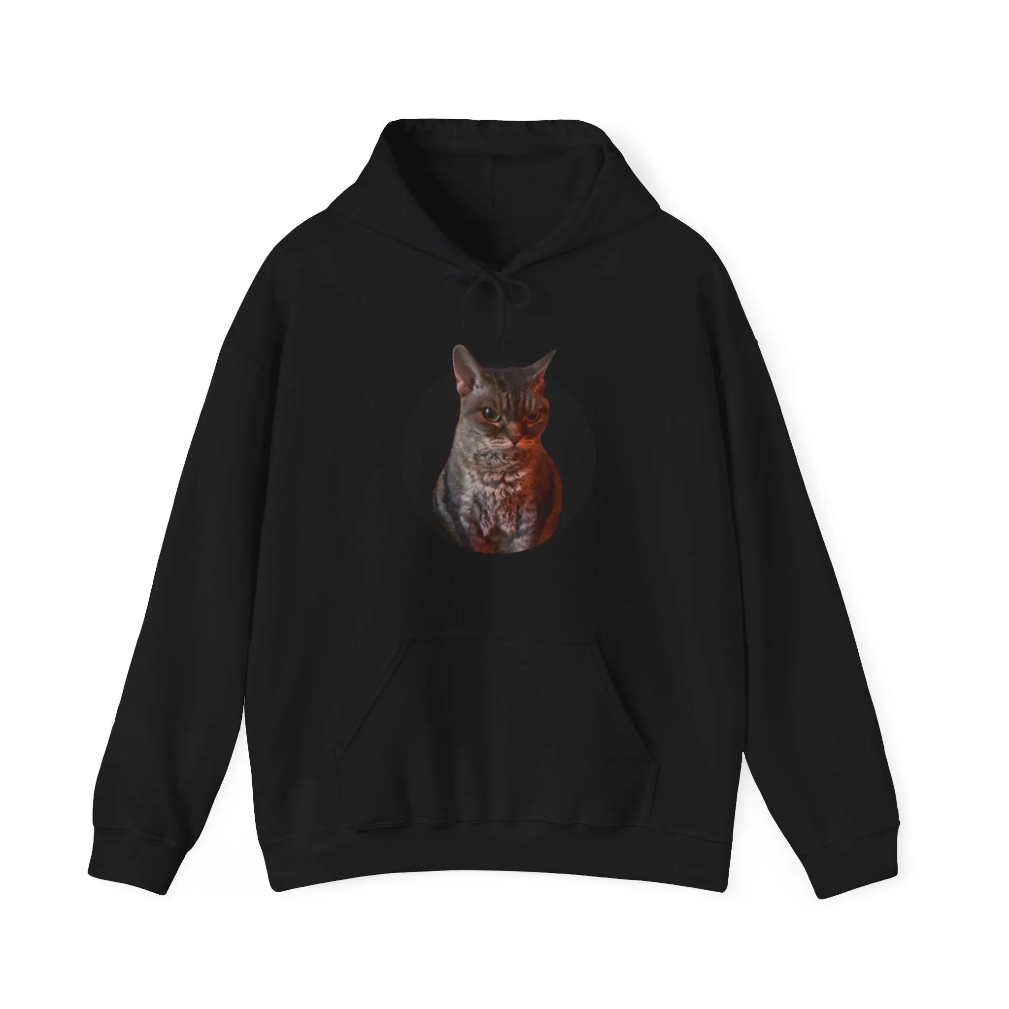 Angry Cat Meme Unisex Heavy Blend Hooded Sweatshirt