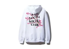 ANTI SOCIAL SOCIAL CLUB CHERRY BLOSSOMS HOODIE WHITE