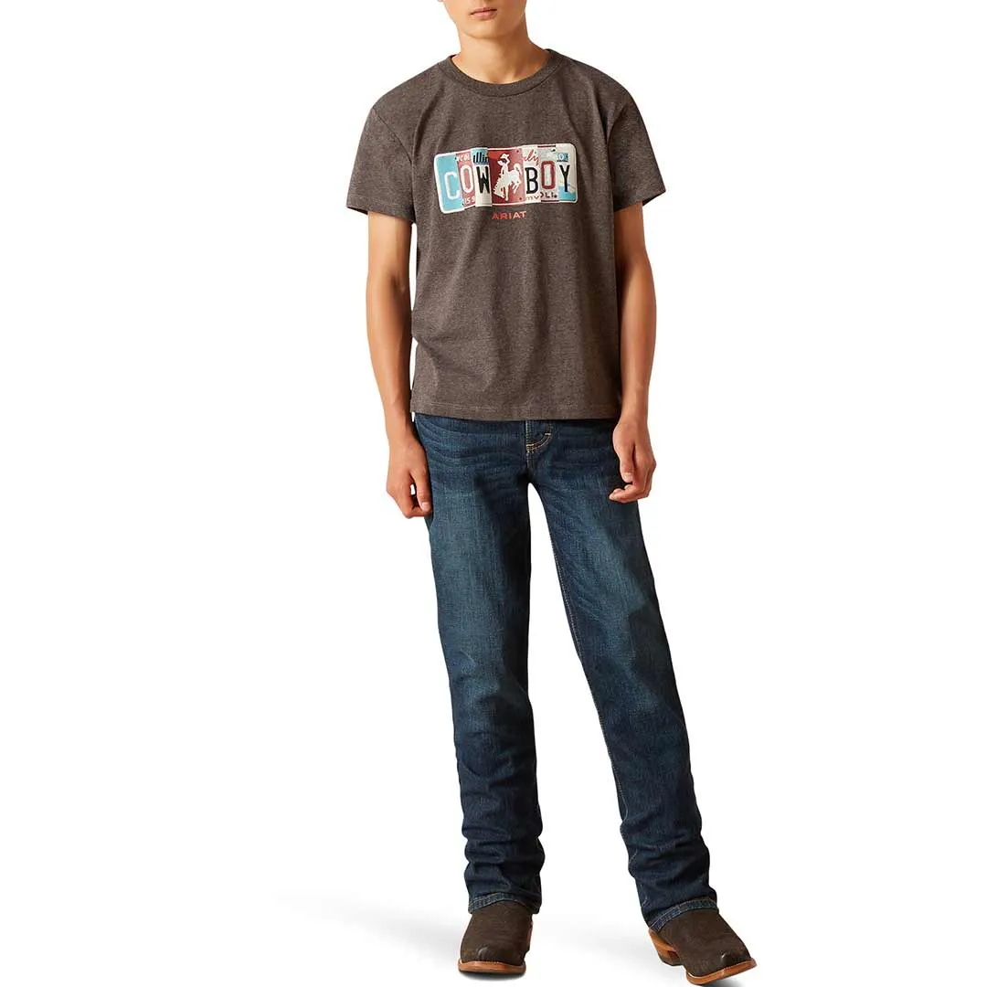 Ariat Boys' License Plate Cowboy T-Shirt