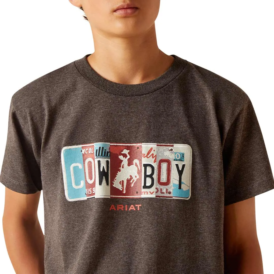 Ariat Boys' License Plate Cowboy T-Shirt