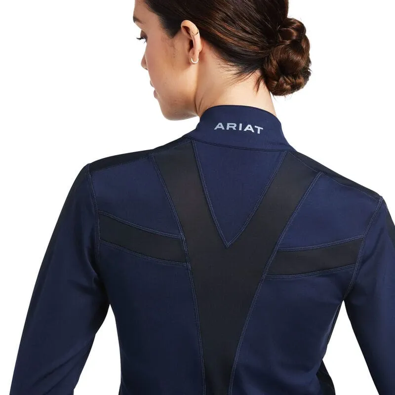 Ariat Ladies Ascent Full Zip Sweatshirt Navy