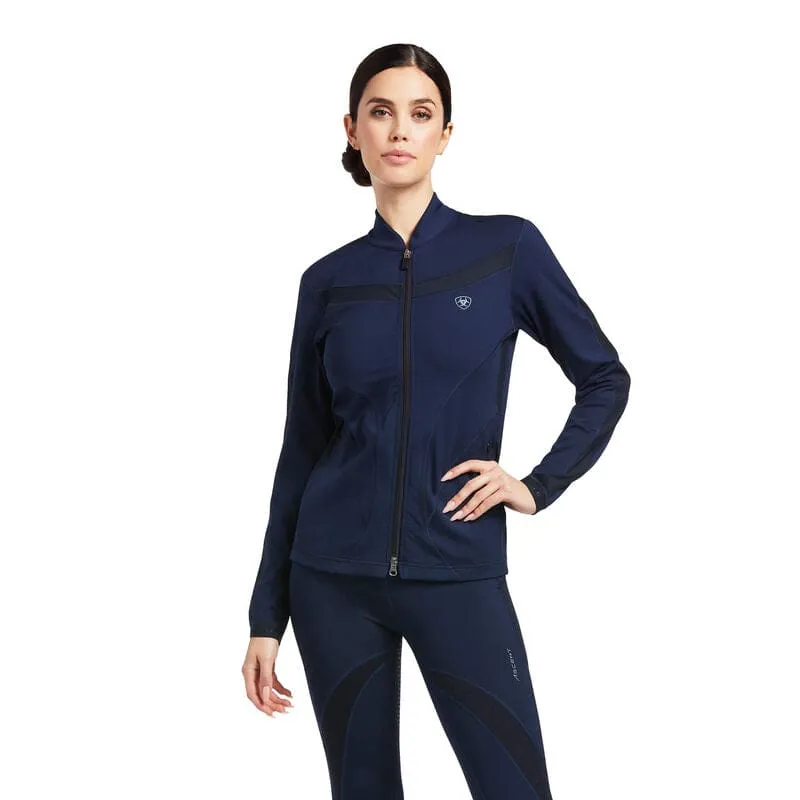 Ariat Ladies Ascent Full Zip Sweatshirt Navy