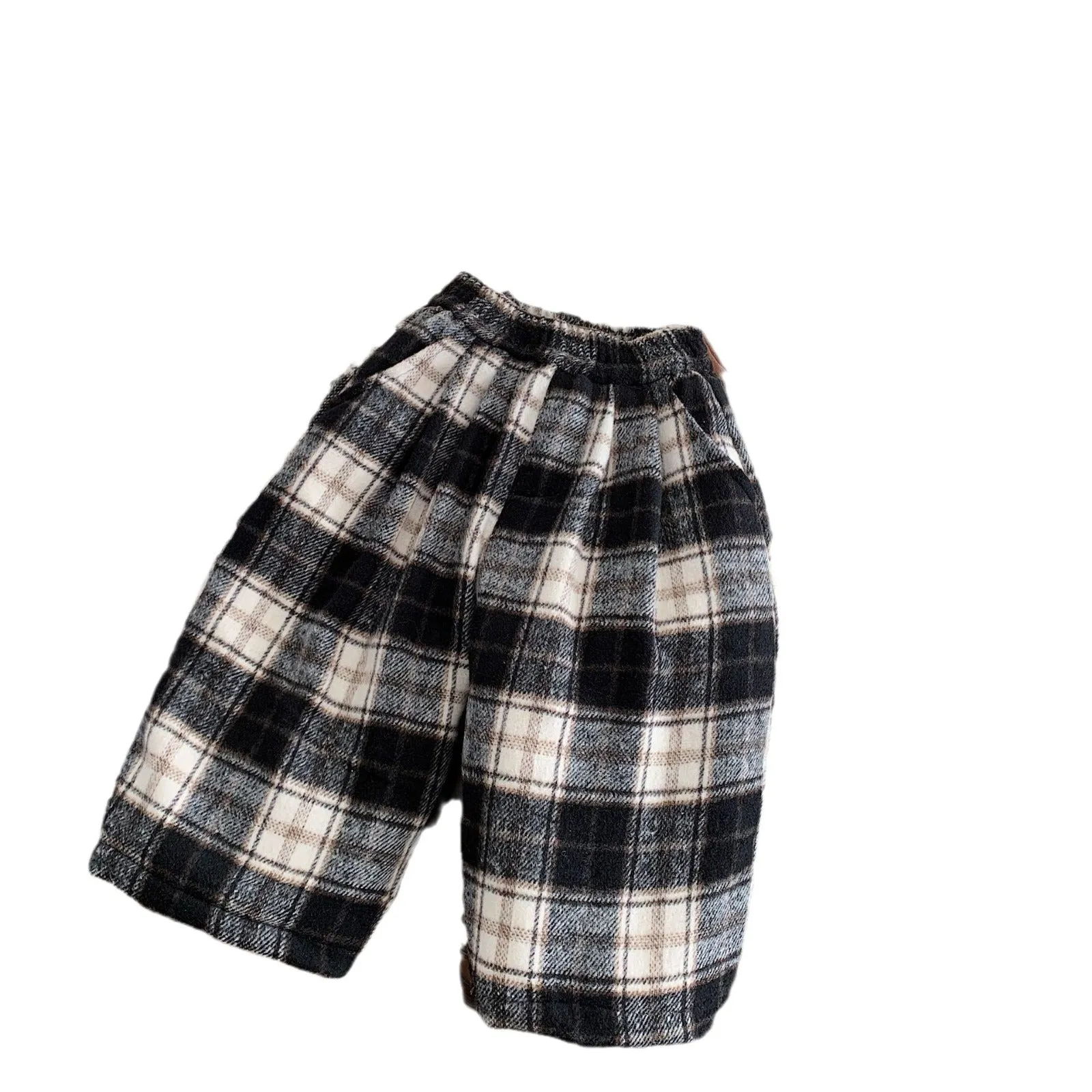 Baby Kid Girls Boys Checked Pants Wholesale 231130294