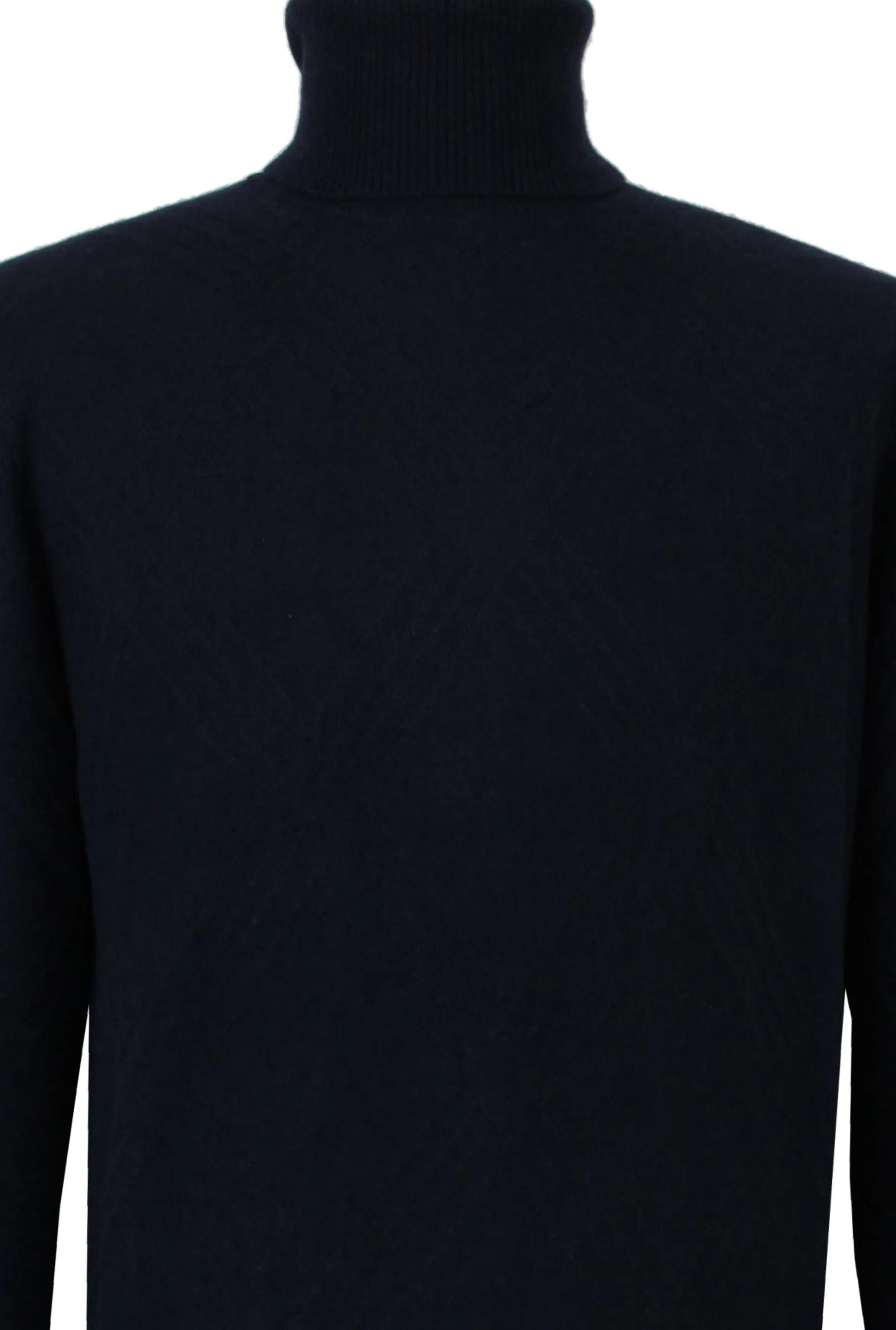 Ballantyne Dark Blue Turtleneck Sweater