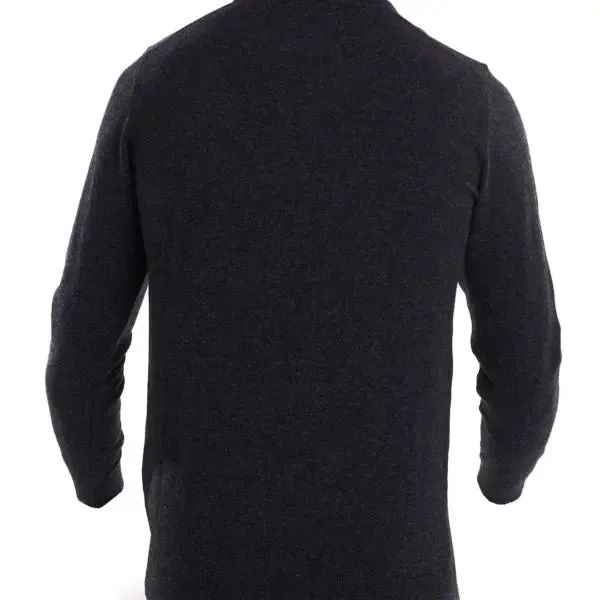 Barbour Essential Lambswool Crew Neck Charcoal