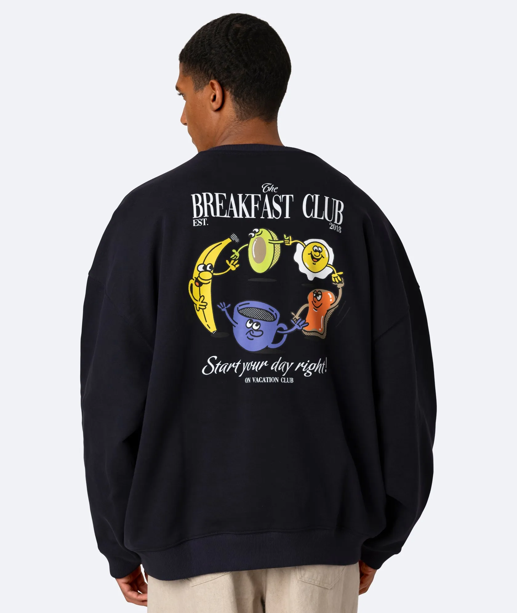 Breakfast Club Sweater - Navy