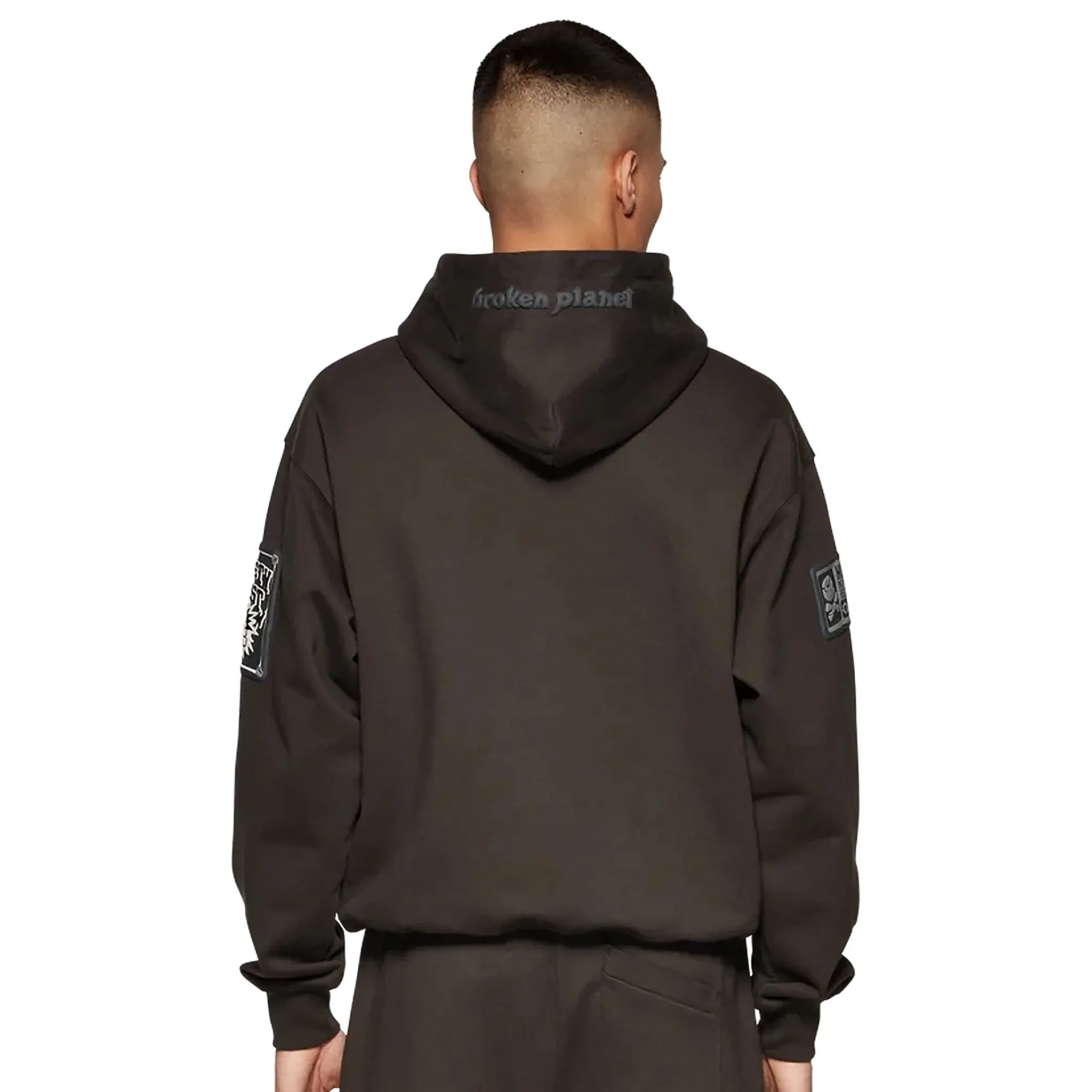 Broken Planet Repair Services Soot Black Hoodie