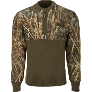 Camo 1/4 Zip Under Wader Sweater