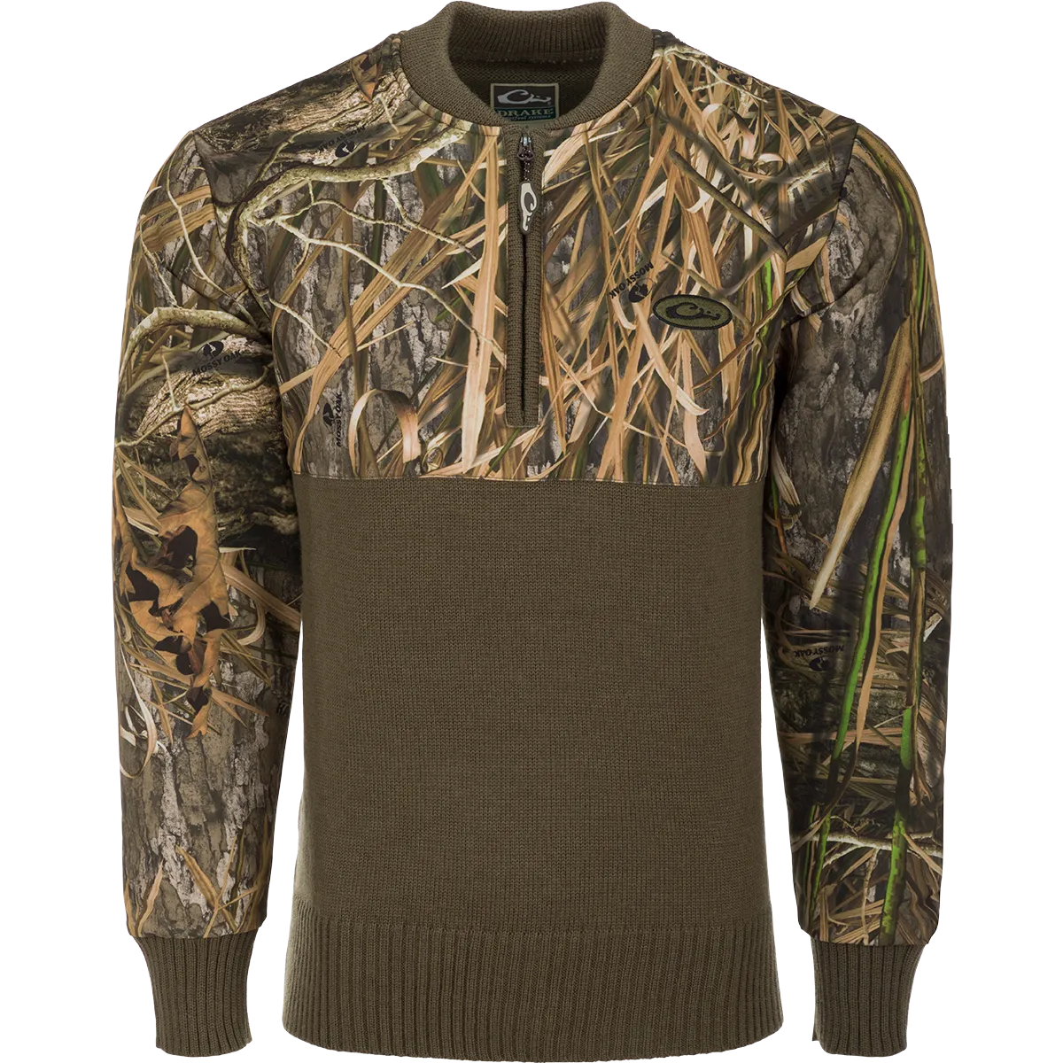 Camo 1/4 Zip Under Wader Sweater