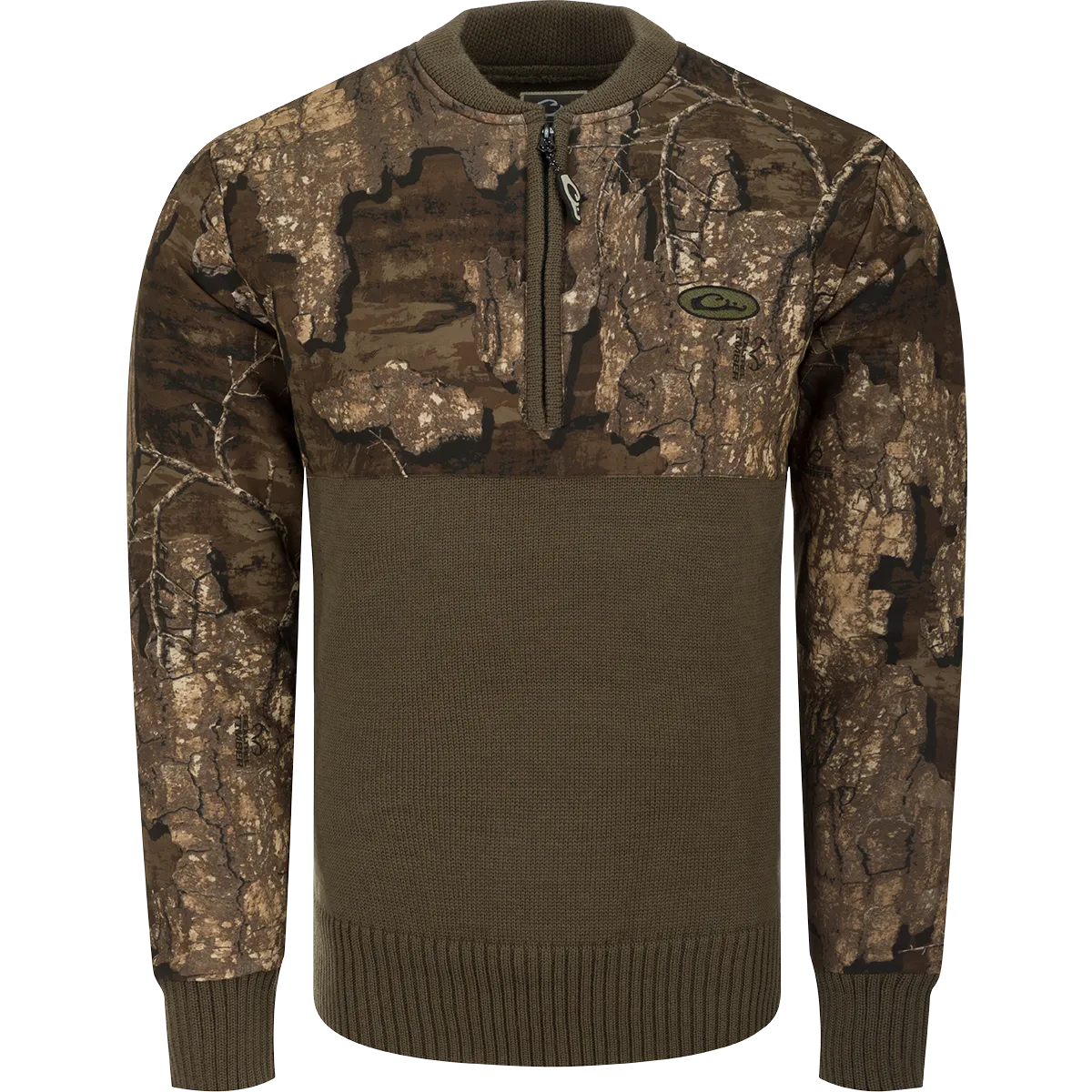 Camo 1/4 Zip Under Wader Sweater