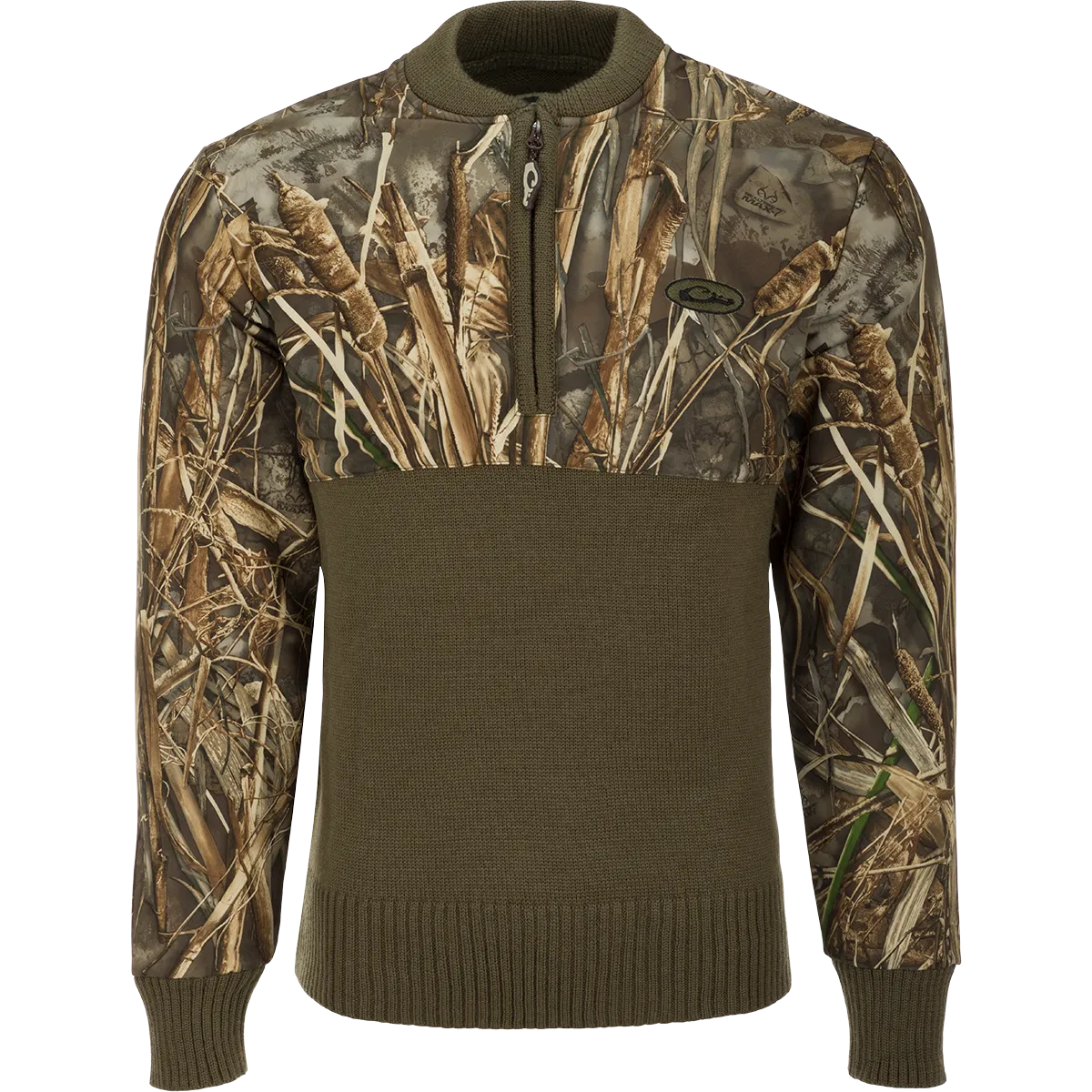 Camo 1/4 Zip Under Wader Sweater