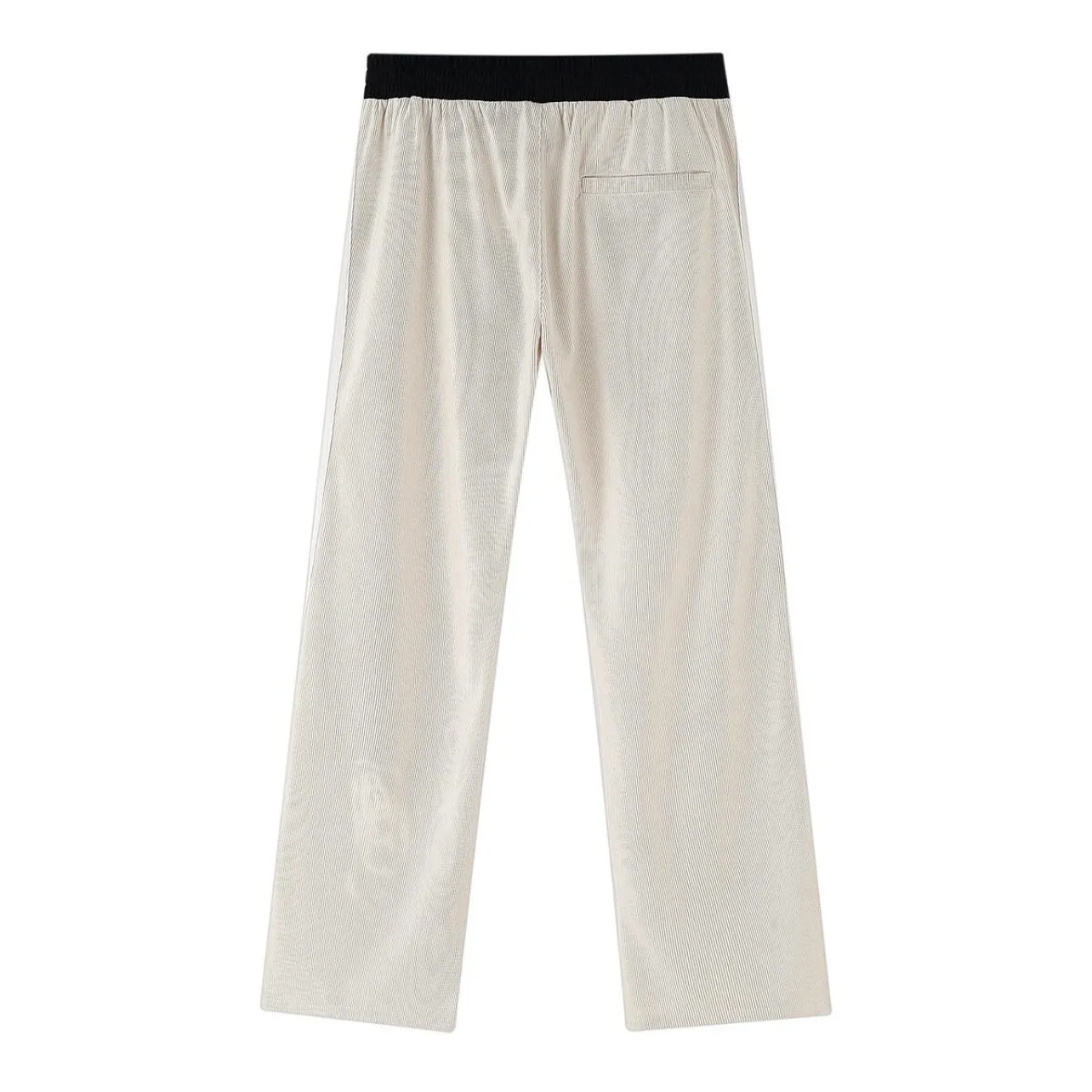 Campus Academy Flare Corduroy Track Pants In Cream