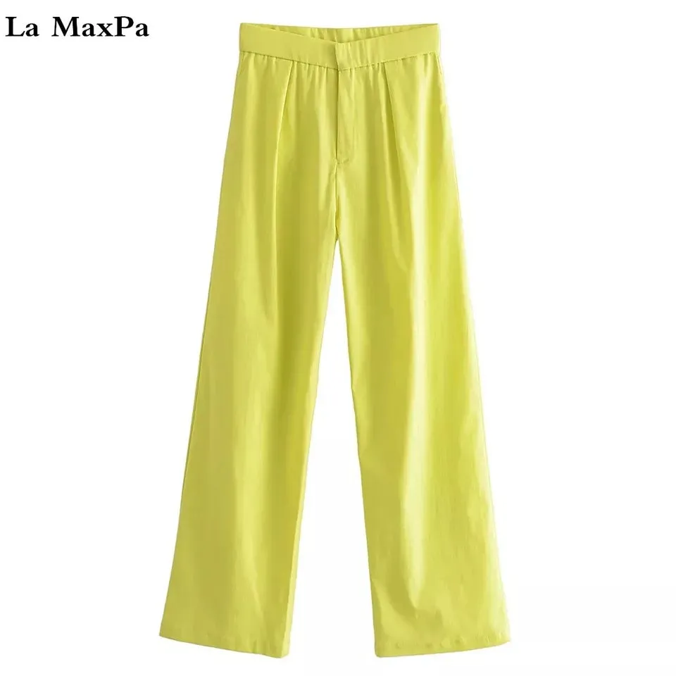 Candy Color Straight Pants