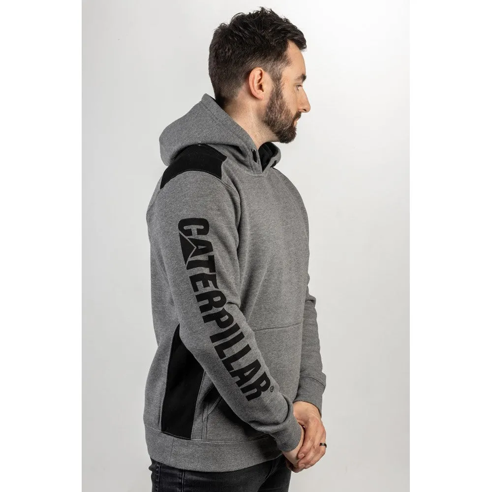 Caterpillar Logo Panel Hooded Sweatshirt