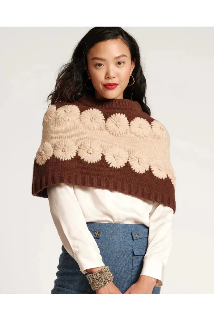 Chocolate Brown and Camel Shrug