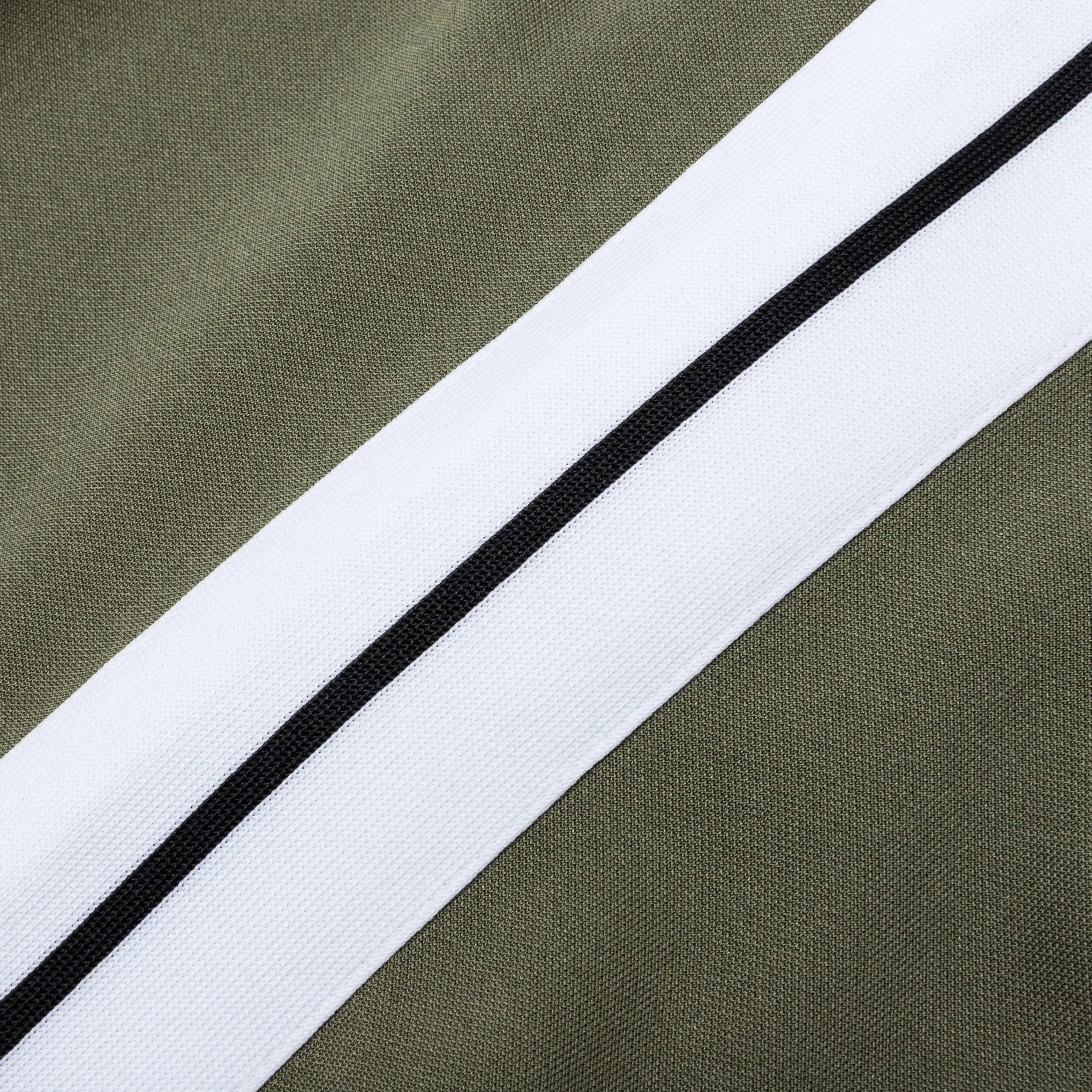 Classic Track Pants - Military/White