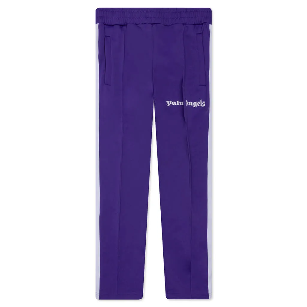 Classic Track Pants - Purple/White