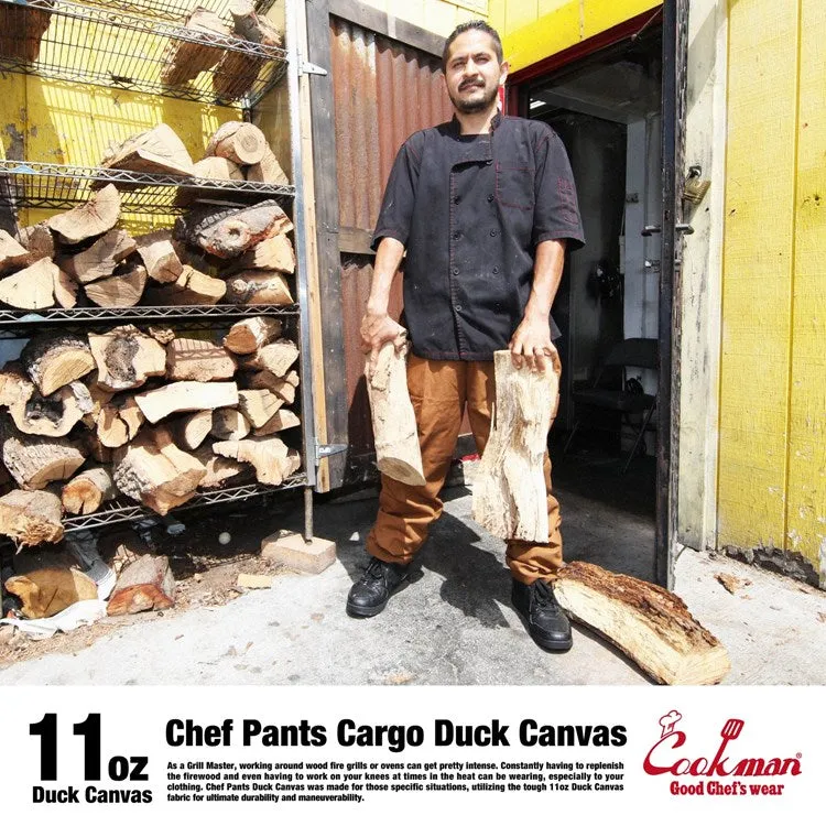 Cookman Chef Pants Cargo - Duck Canvas : Brown