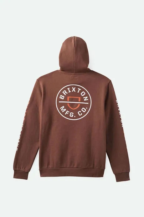 Crest Hood | Pinecone Brown/Rust Orange