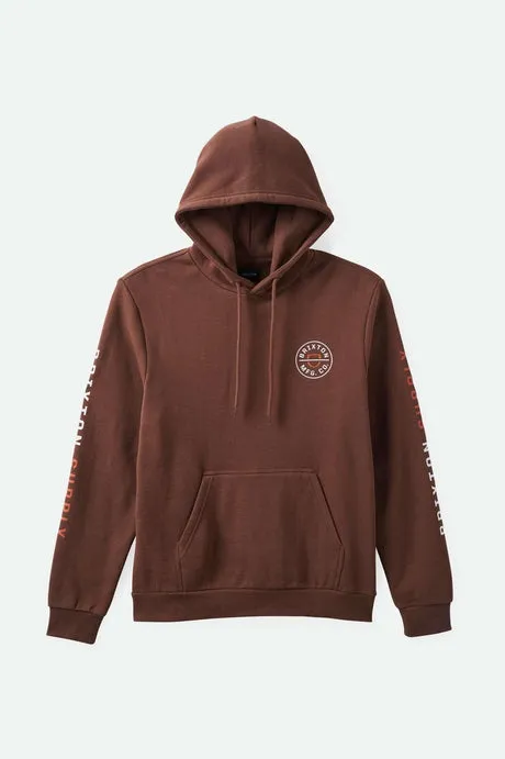 Crest Hood | Pinecone Brown/Rust Orange