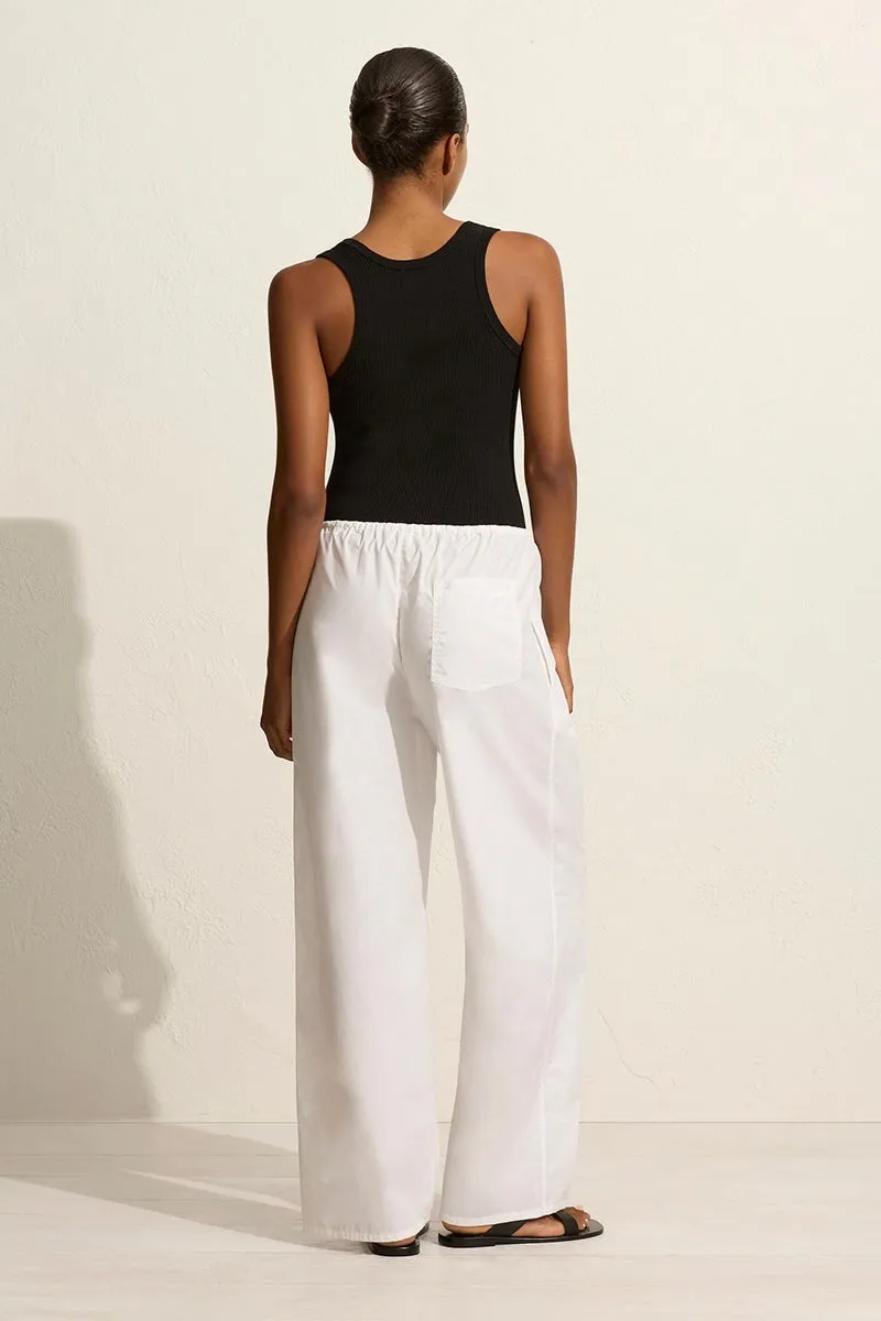 DRAWCORD PANT-WHITE