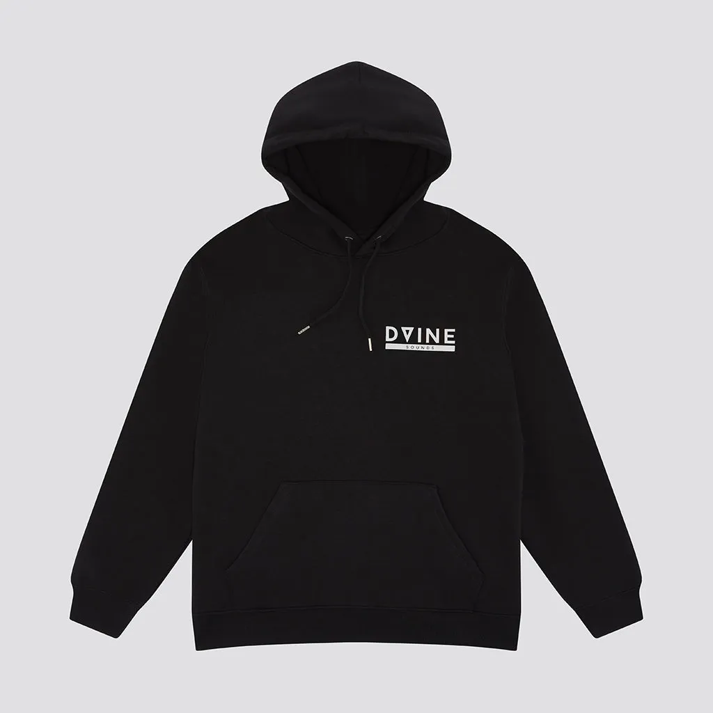 Dvine Tribe Clouds Hoodie - Black