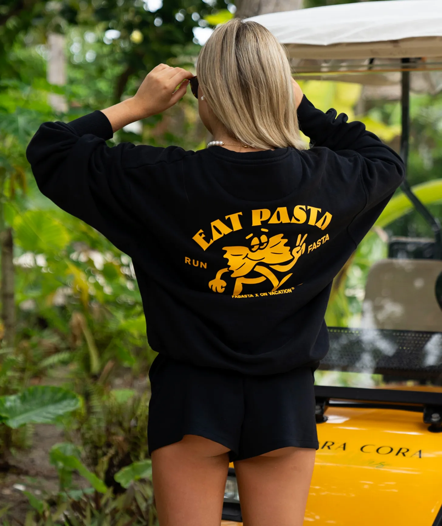 Eat Pasta Sweater - Black