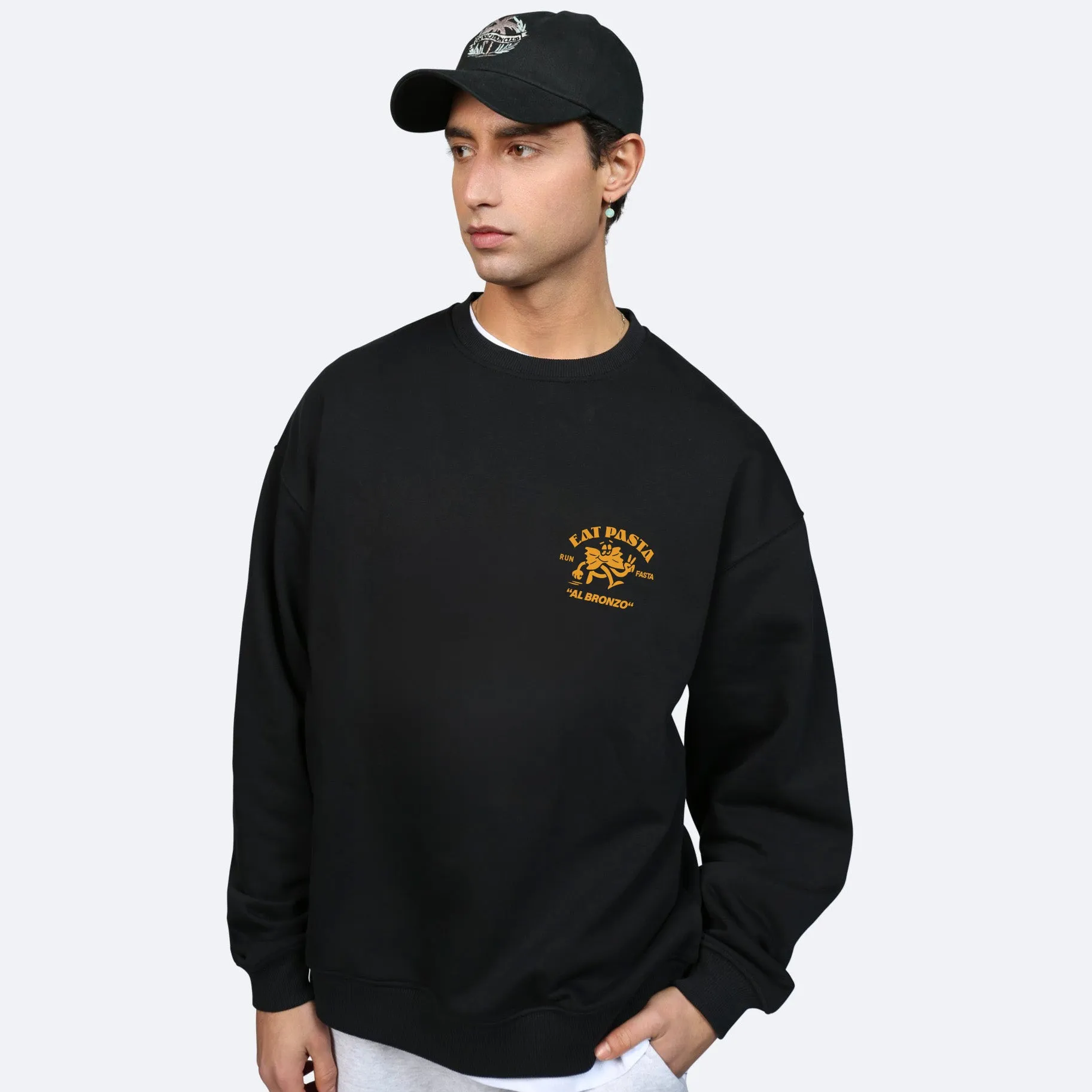 Eat Pasta Sweater - Black