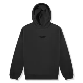 Fear Of God Essentials Jet Black Hoodie (FW23)