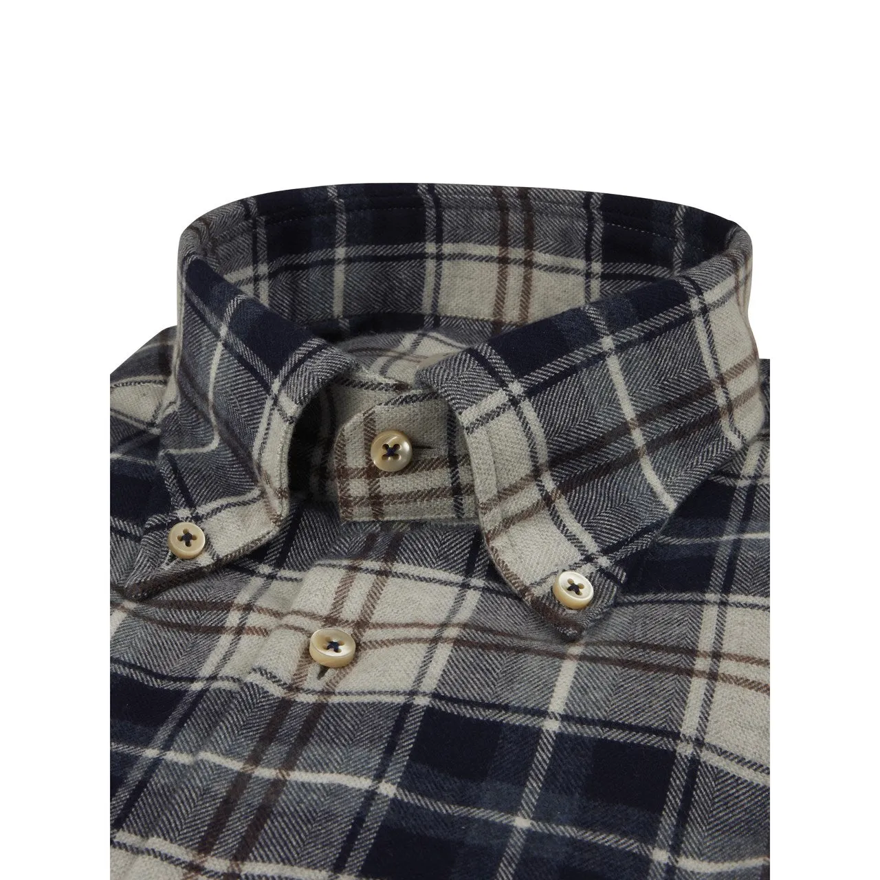 Fitted Body - Checked Flannel Shirt