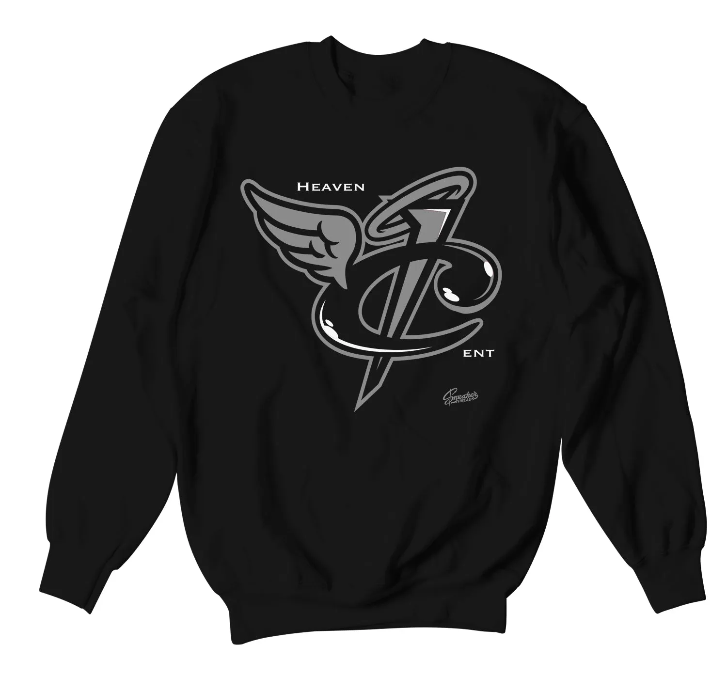 Foamposite All Over Sweater - Heaven Cent - Black