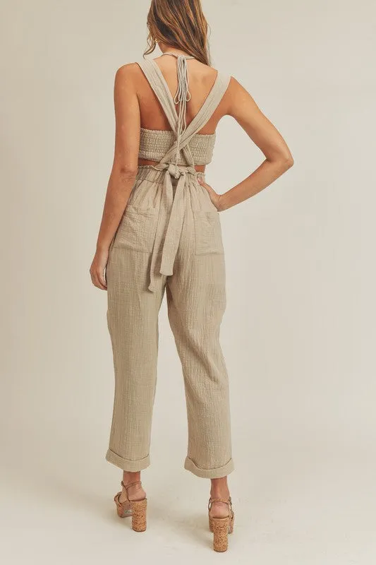 Havana Paper Bag Pants Set