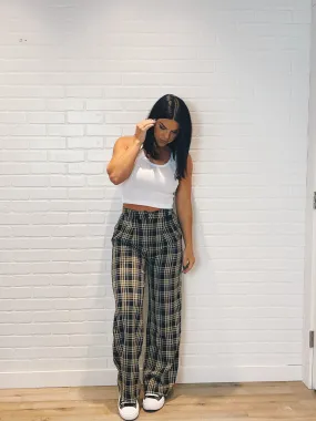 High Waist Wide Leg Trouser