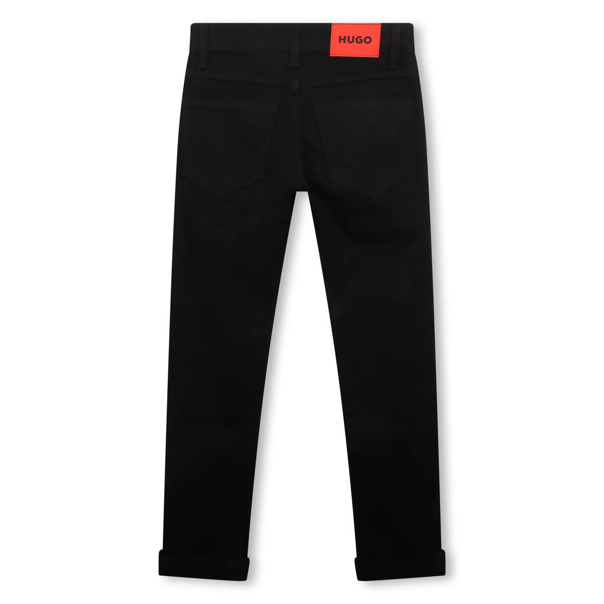 HUGO Boys Black Pants_G24143-Z11