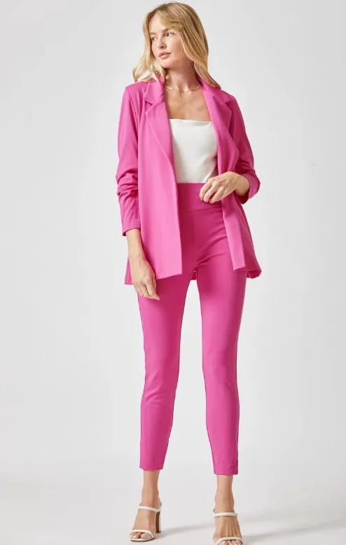 Magic High Waisted Skinny Pant - Hot Pink