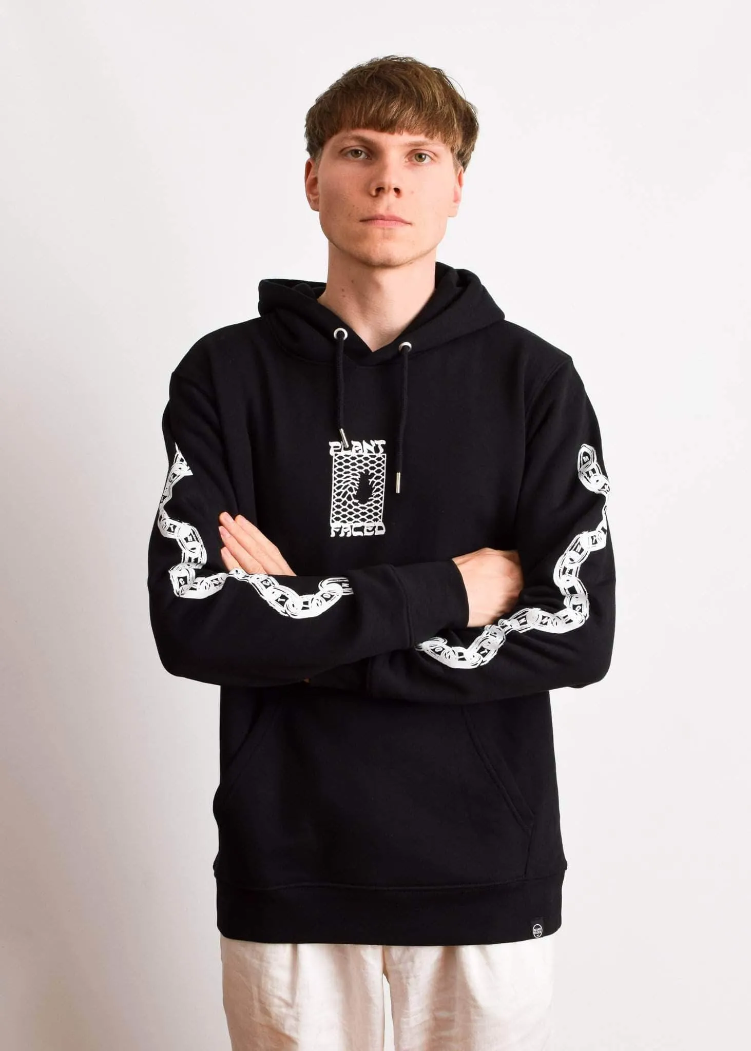 Make The Connection Hoodie - Black - ORGANIC X RECYCLED