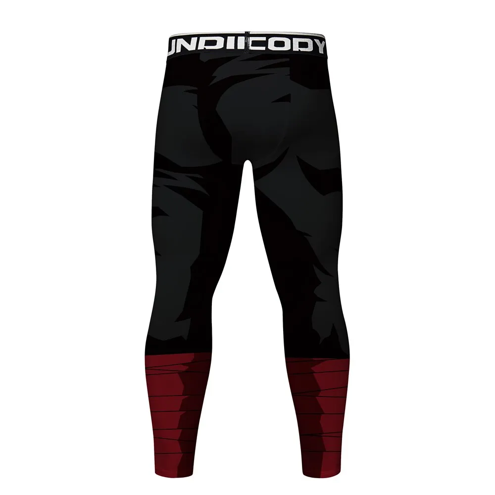 Men's Naruto 'Rock Lee | Dark' Elite Leggings Compression Spats