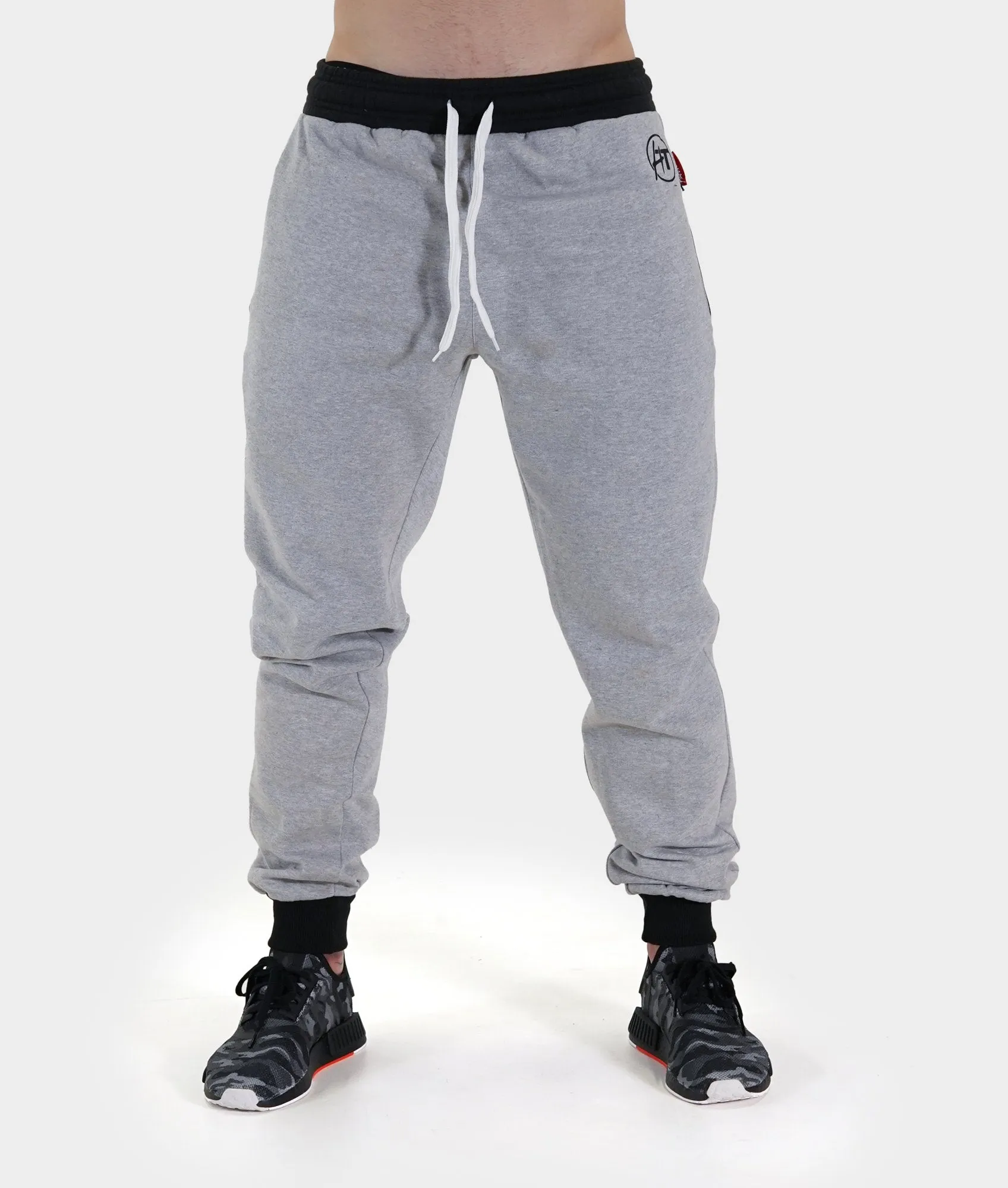 Mens Power Over Track Pants - Gray