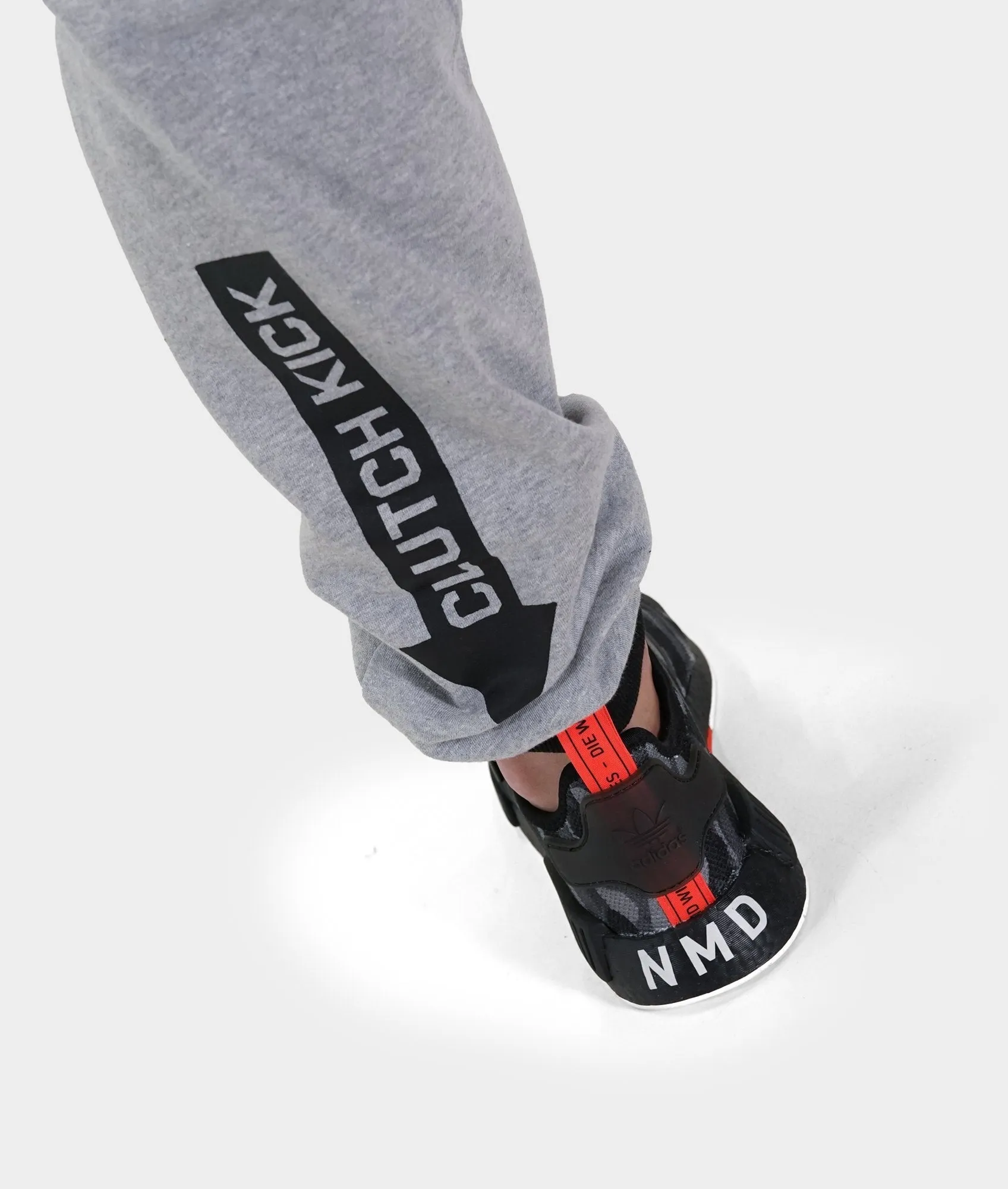 Mens Power Over Track Pants - Gray