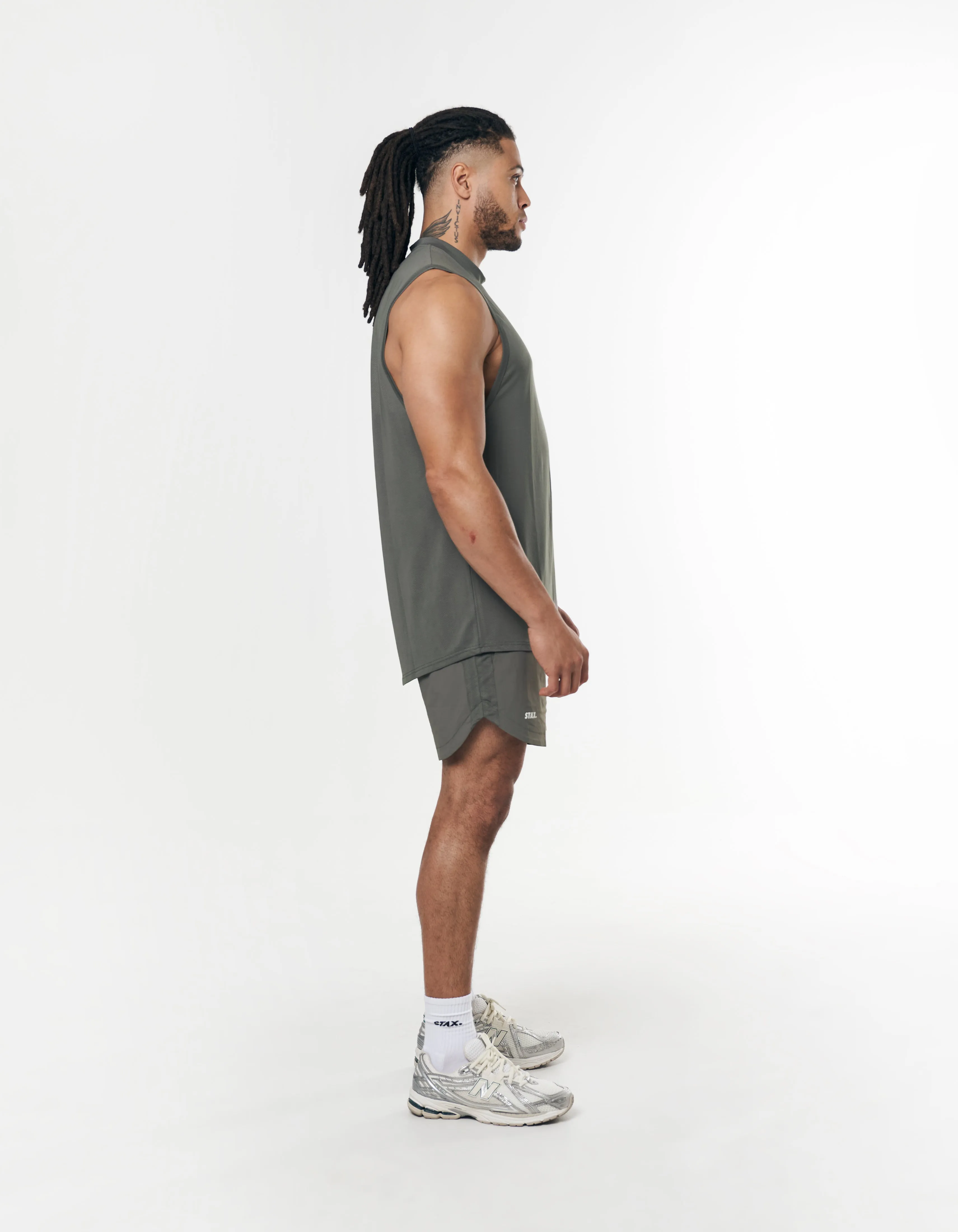 Mens Sport Muscle Tank - Grey