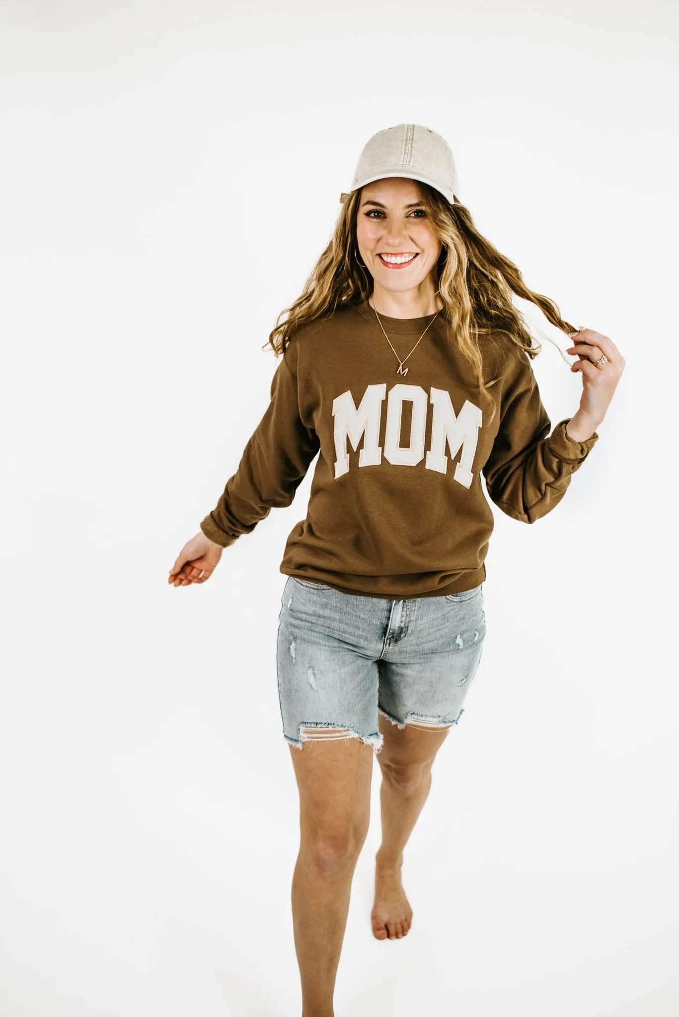 MOM Varsity Letter Sweatshirt