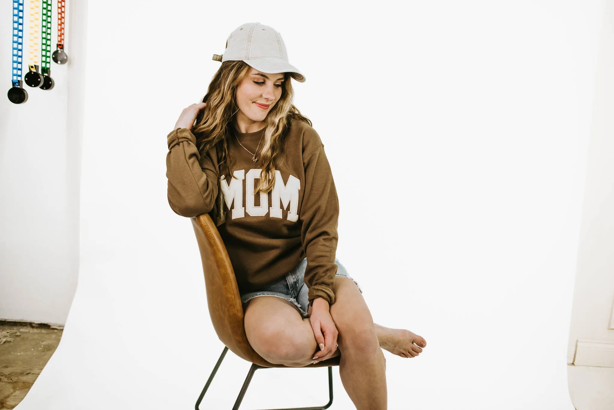 MOM Varsity Letter Sweatshirt