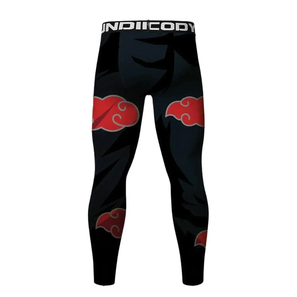 Naruto 'Akatsuki' Elite Long Sleeve Compression Rash Guard Set