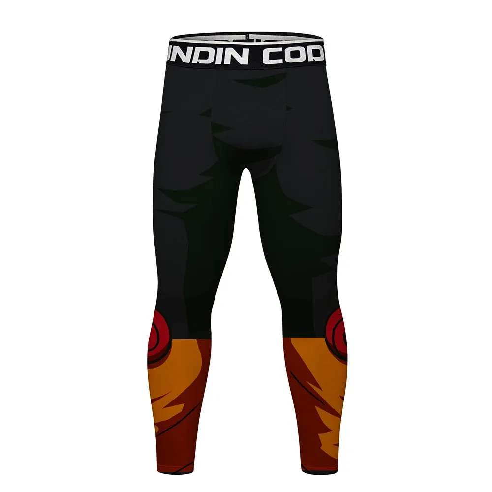 Naruto Elite Short Sleeve Compression Rash Guard Set