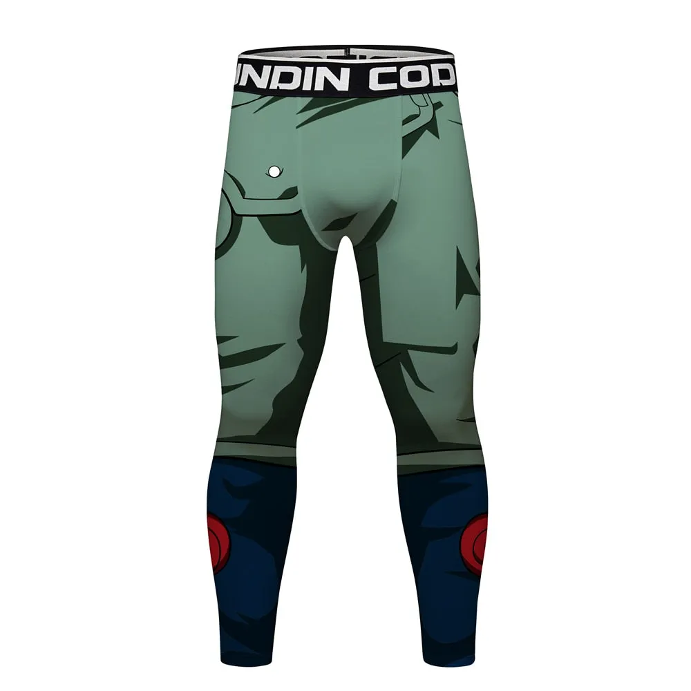 Naruto 'Kakashi' Elite Long Sleeve Compression Rash Guard Set